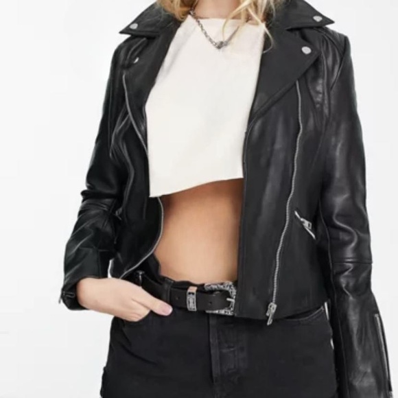 The Baddest of Them All Real Leather Jacket